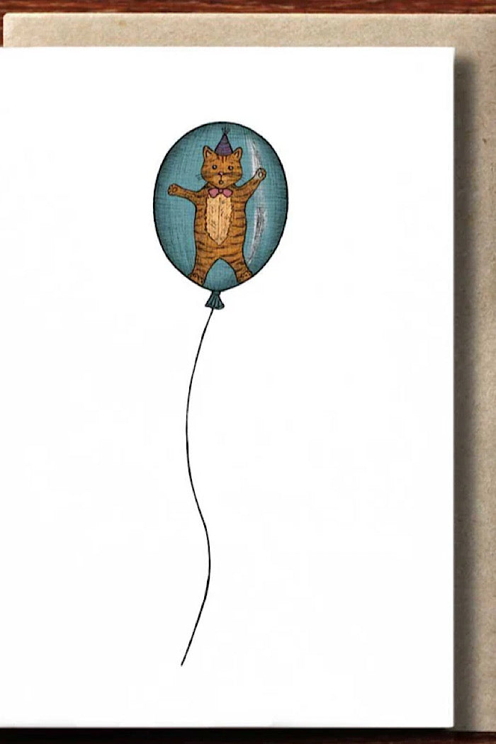 CAT IN A BALLOON