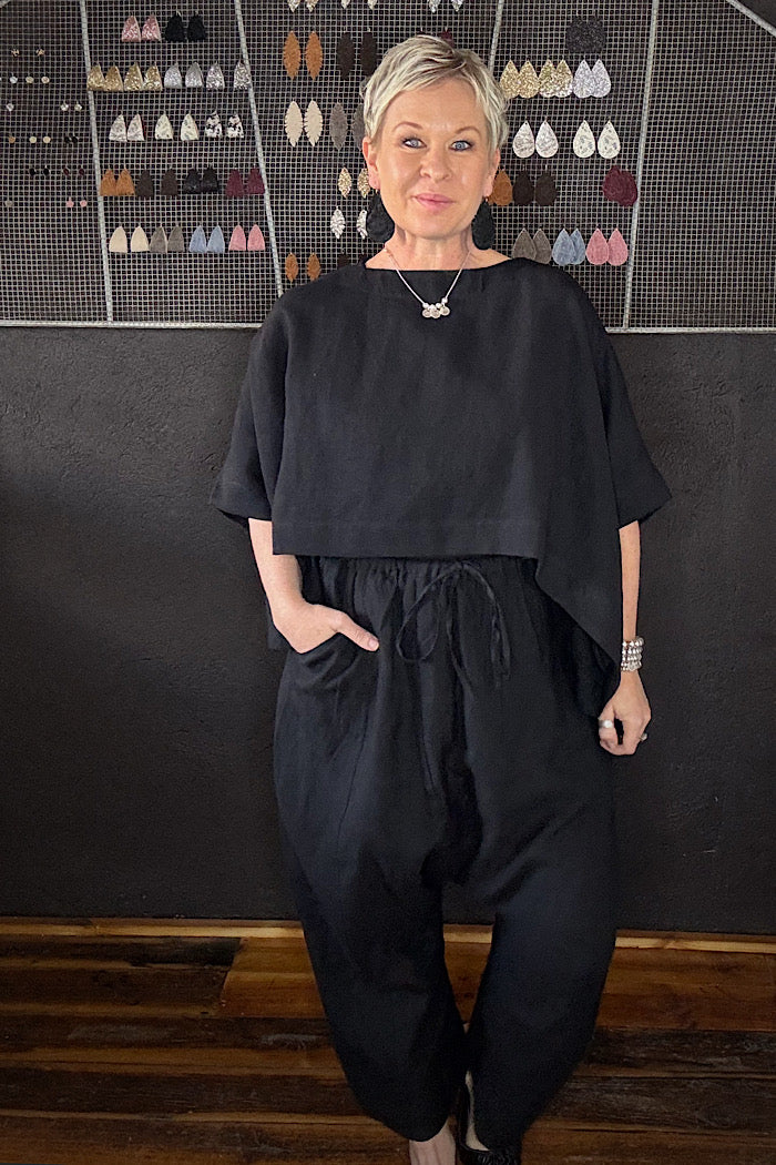 GINZA PANTS - BLACK