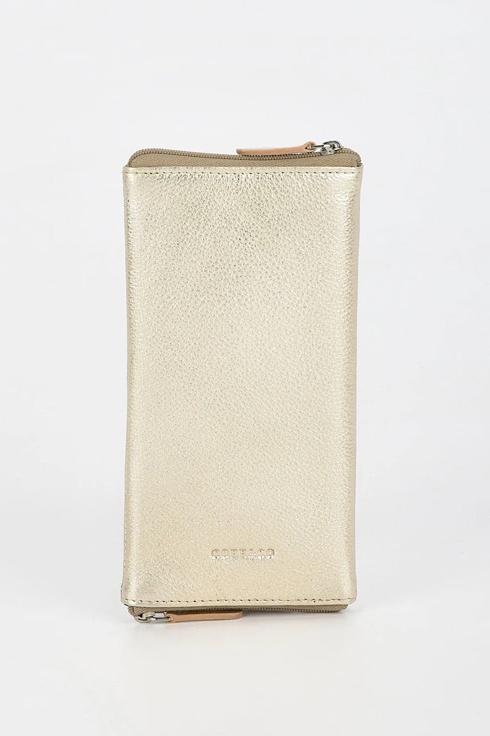 DUBLIN DOUBLE SIDED GLASSES CASE - GOLD