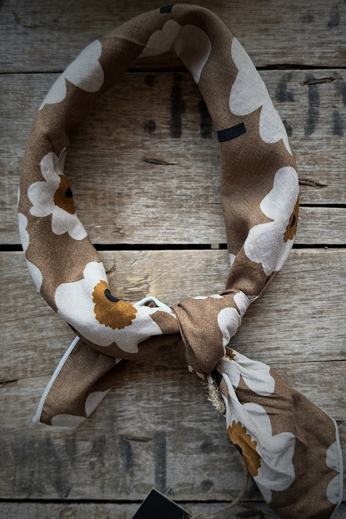 NECK SCARF - FAWN FLORAL