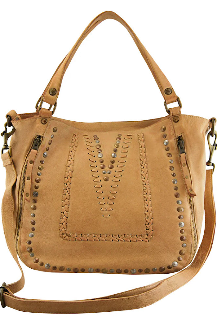MILA TOTE - CAMEL