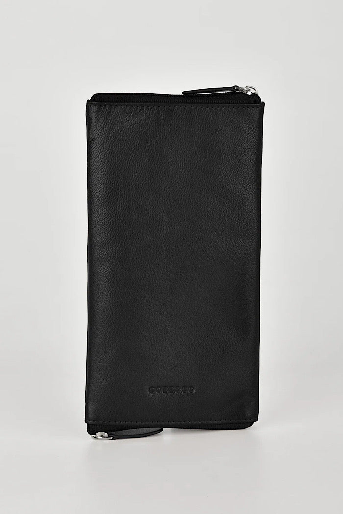 DUBLIN DOUBLE SIDED GLASSES CASE - BLACK