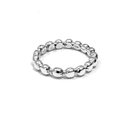 CONTINUOUS BEADED BALL RING