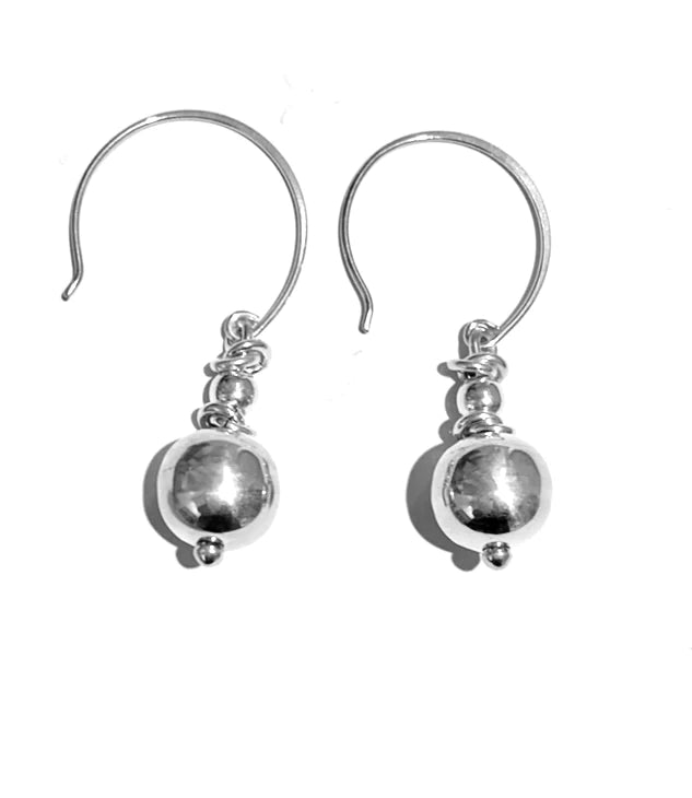 BALL & RING HOOK EARRINGS