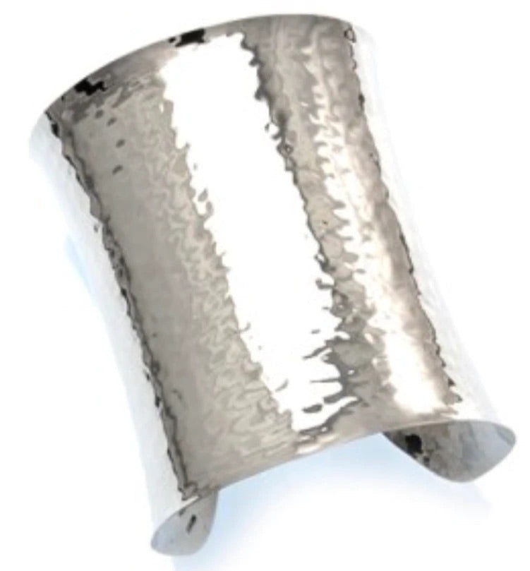 HAMMERED SILVER CUFF