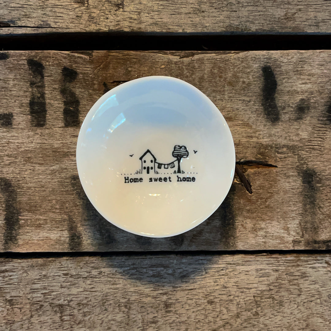 PORCELAIN MINI BOWL - HOME SWEET HOME