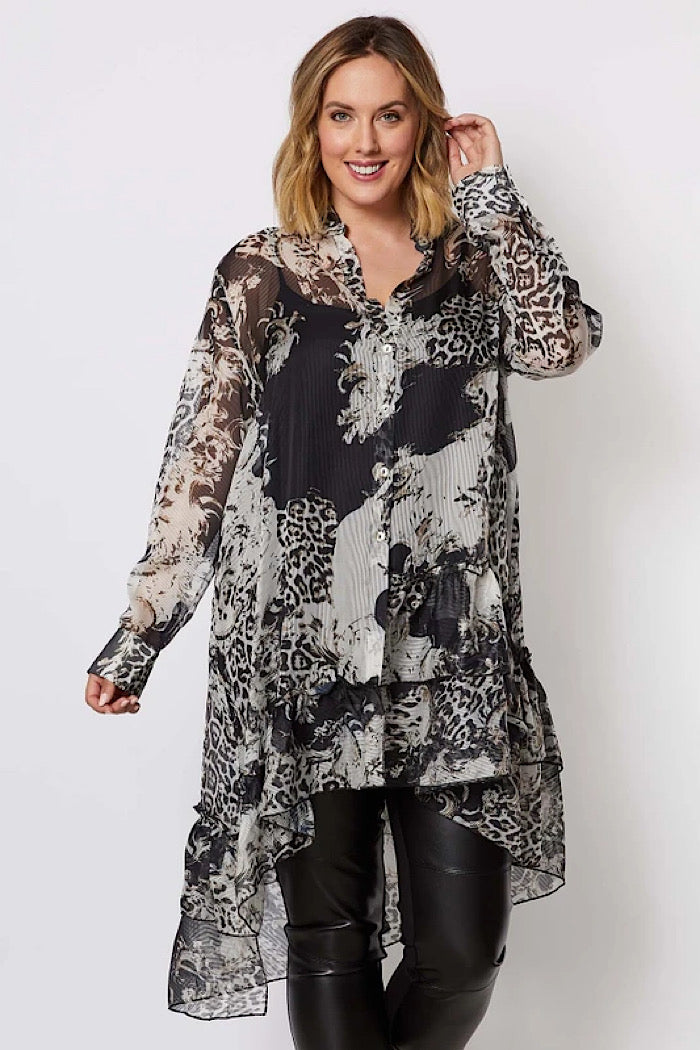 high low long sleeve shirt