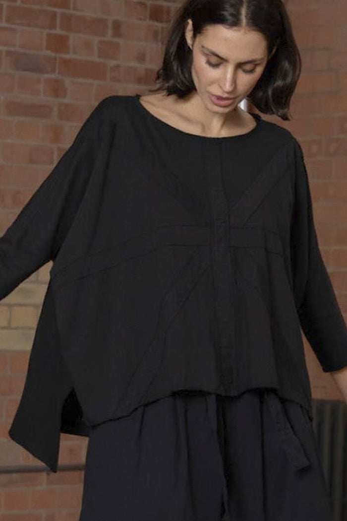 UNION COTTON TEE - BLACK