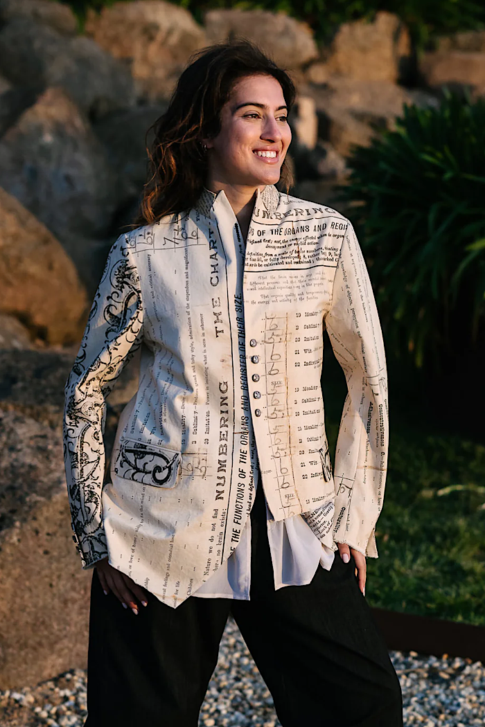 CIRCULAR BY MAUD DAINTY SPLICE JACKET - PHRENOLOGY