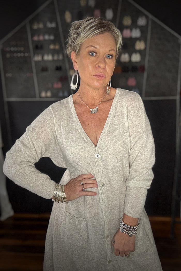 ELLERY CARDIGAN - OATMEAL