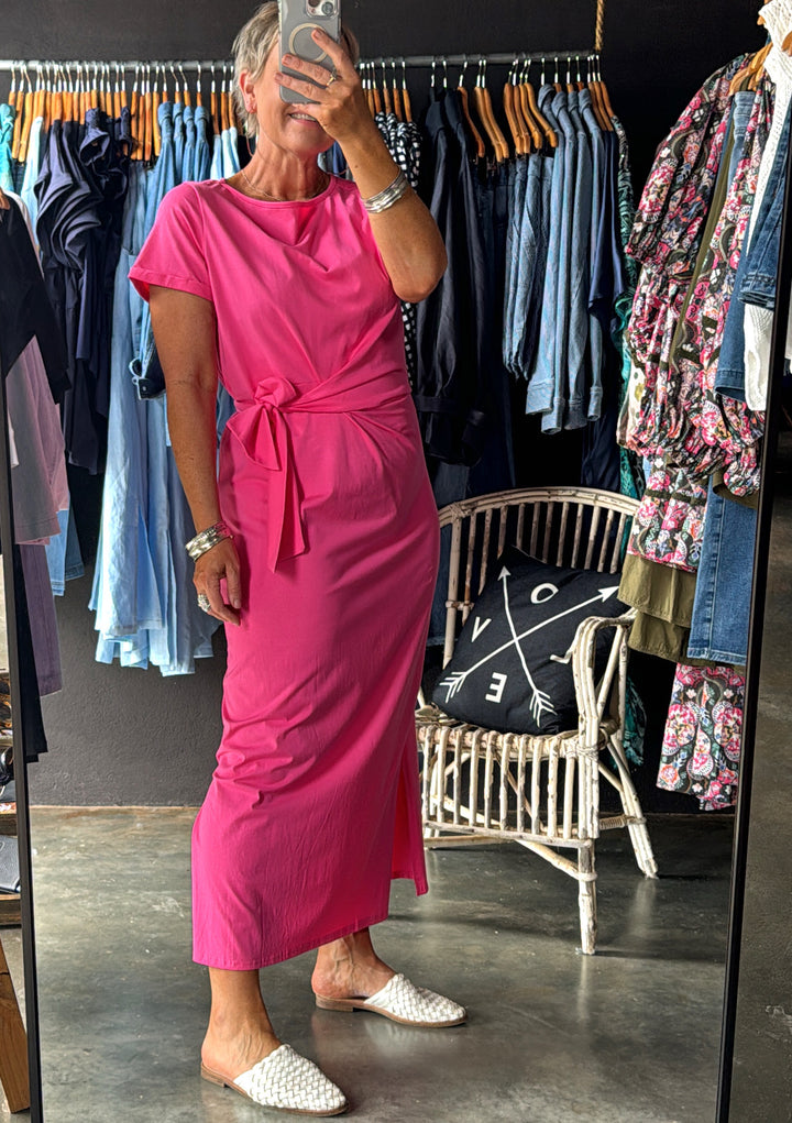 VERANO TIE DRESS - MUSK