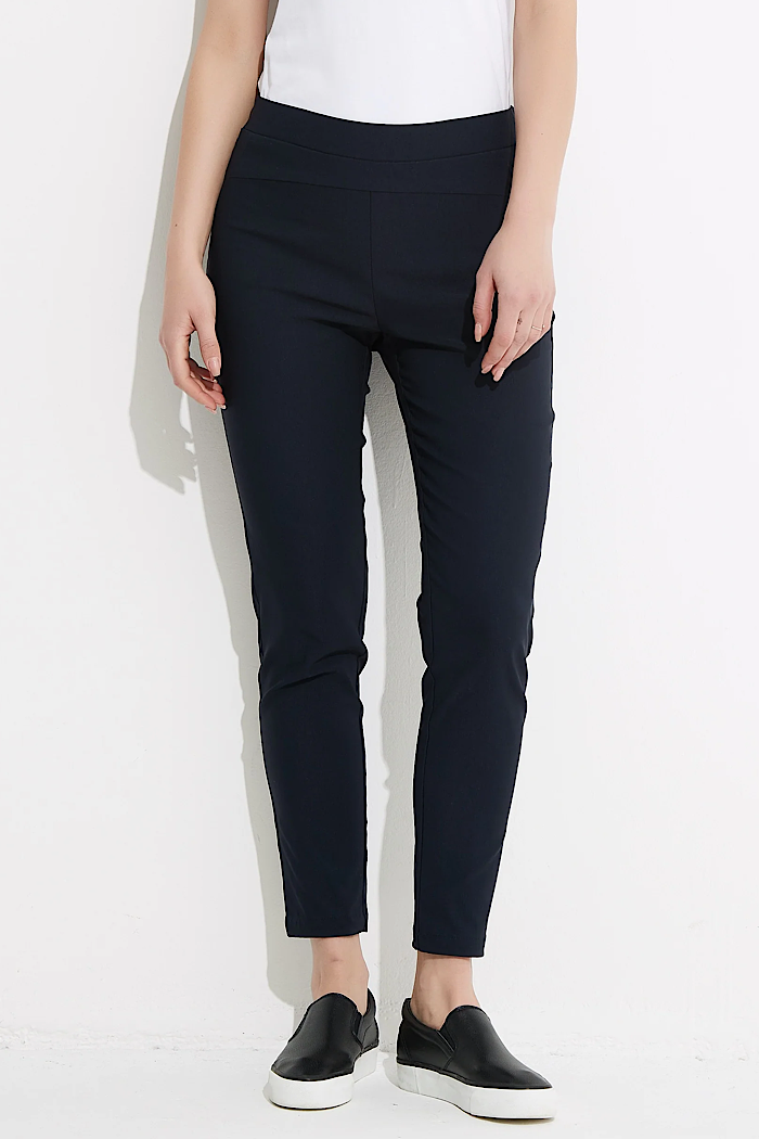 TIRELLI STRAIGHT CROP PANT - HIGH ANKLE - NAVY