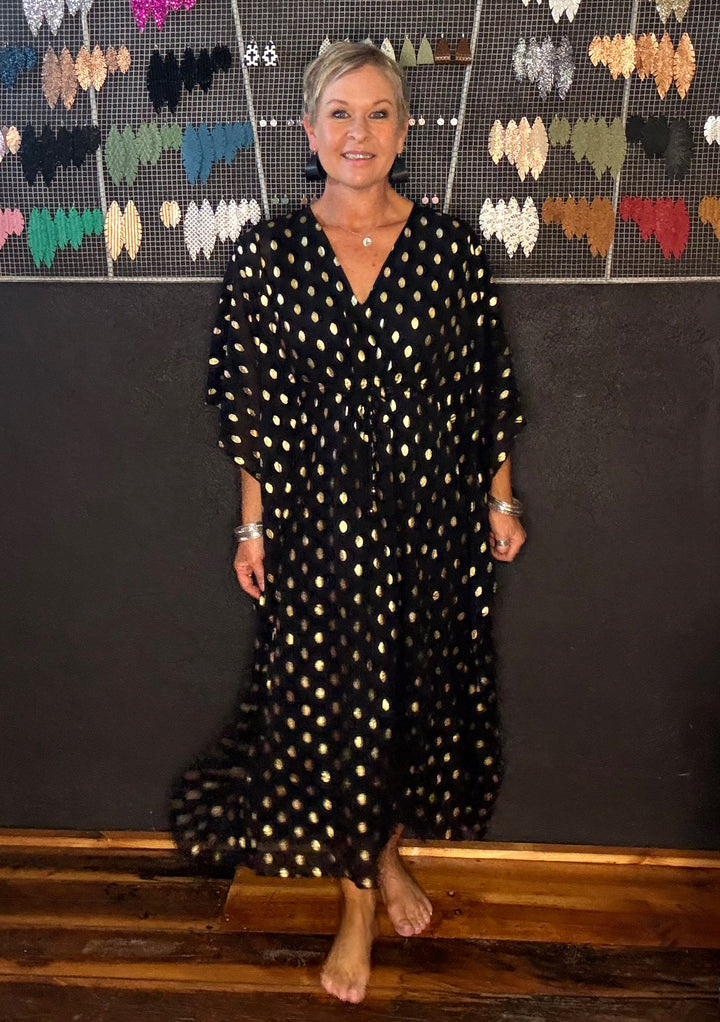 SANREMO KAFTAN ONE SIZE - DOMINO