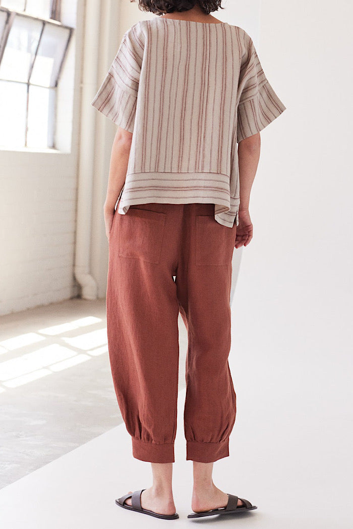EVA’S SUNDAY TABITHA PANTS - BRICK