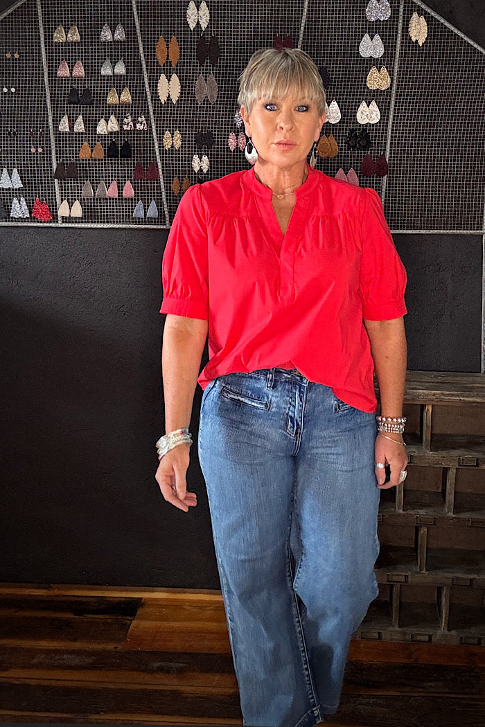 THAT’S THE SPIRIT TOP - POPPY