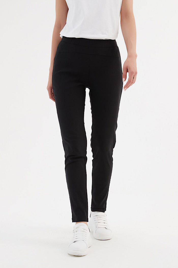 TIRELLI STRAIGHT PANT - BLACK