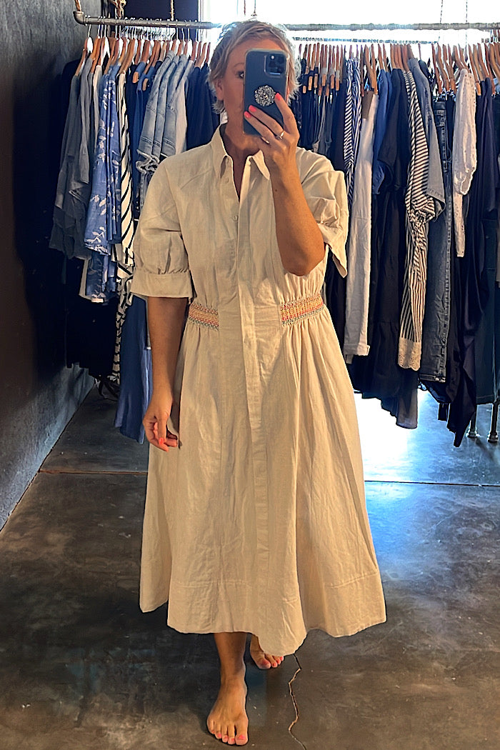 PEGGY DRESS - NATURAL