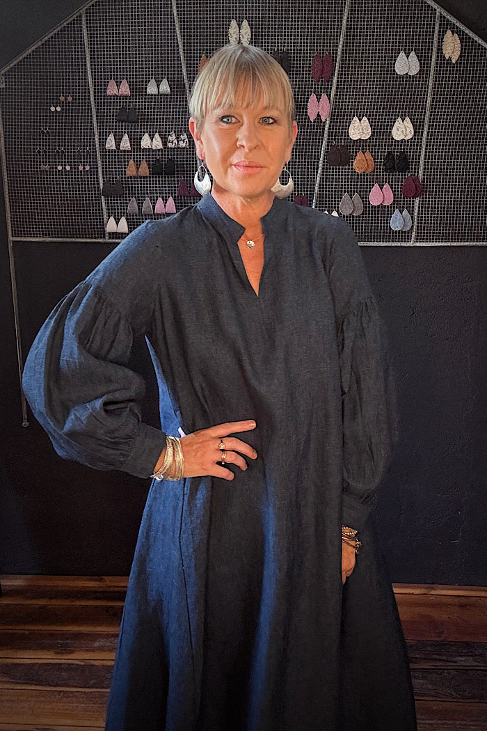 MADDISON DRESS - NAVY