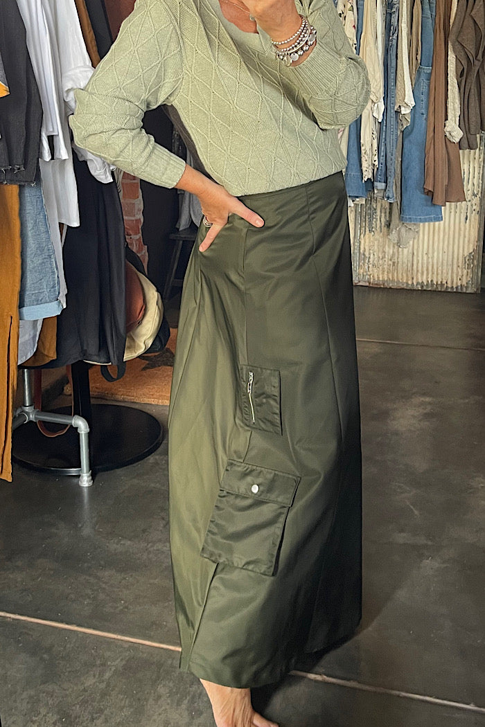 RASTACAP SKIRT - OLIVE