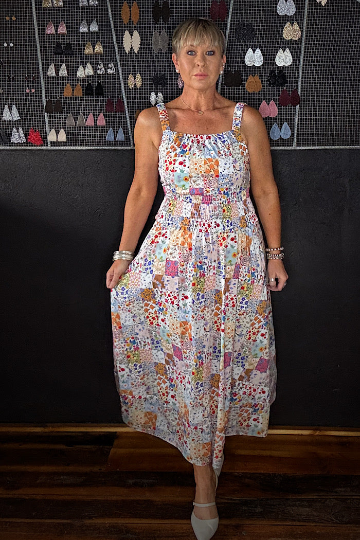 ON DEBUT DRESS - SUMMER PATCHWORK