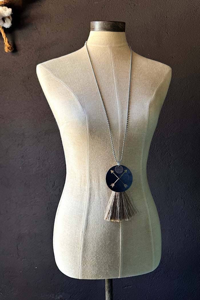 MICKELLOO TASSEL & CHARM NECKLACE - DO WHAT YOU LOVE