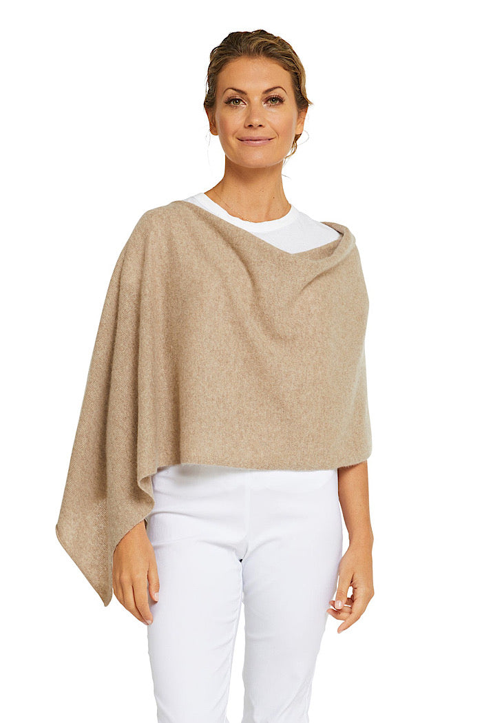 CASHMERE TOPPER - NATURAL