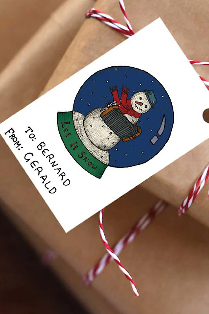 QUIRKY CHRISTMAS GIFT TAGS