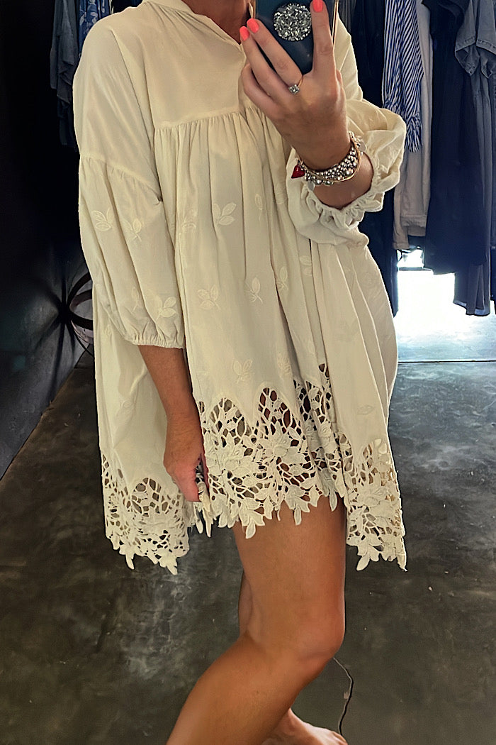 FRENCH SMOCK - CREAM