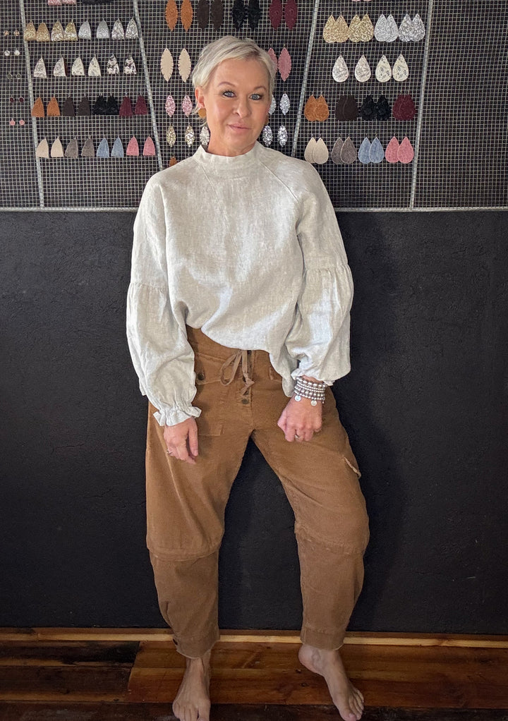 M.A. DAINTY CORD TRUCKER - TOBACCO