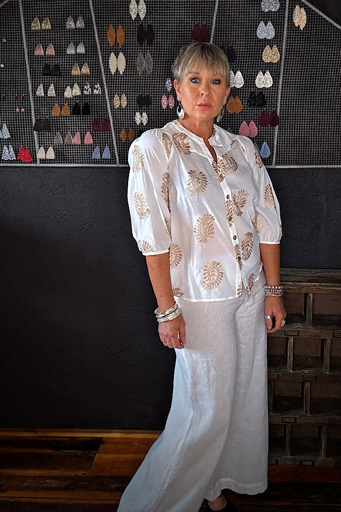 PONSA BLOUSE - OFF WHITE