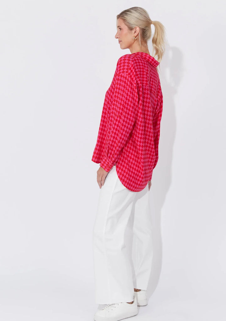 CASABLANCA SHIRT - CHILLI/PINK