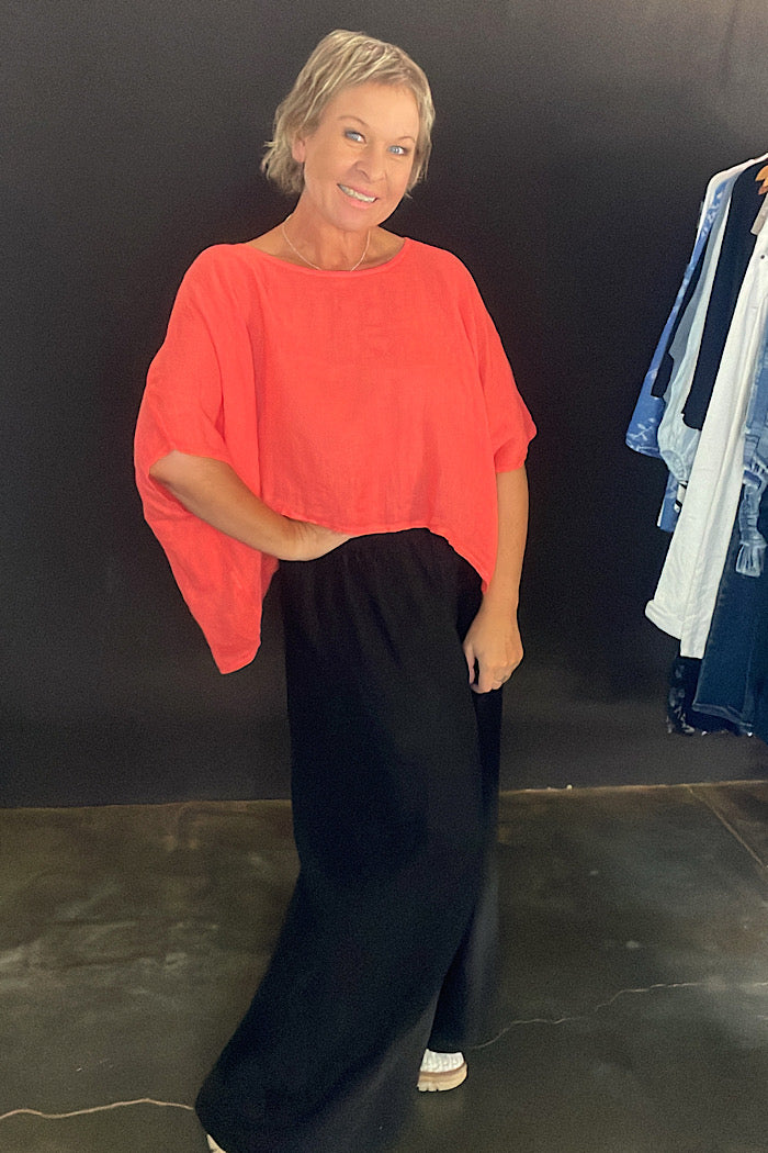 TUSCAN TOP - CORAL