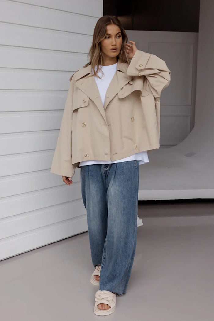 GRETA JACKET - BEIGE