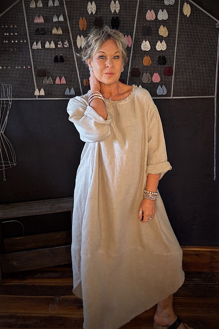 MALLE DRESS - NATURAL