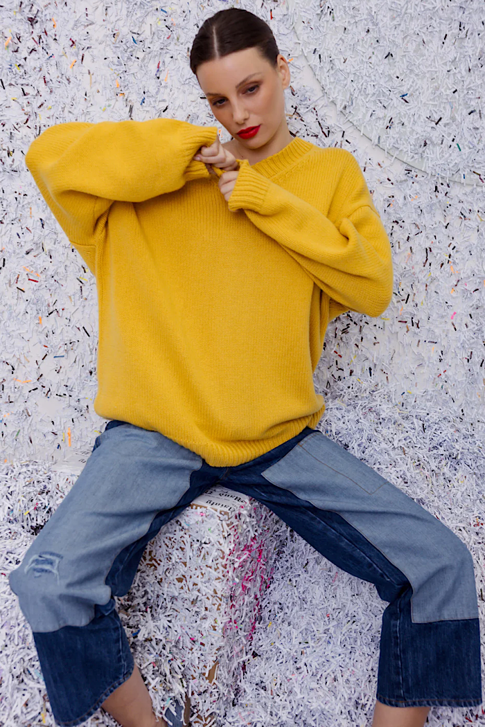 M.A. DAINTY CRADLE JUMPER - SUN RAYS
