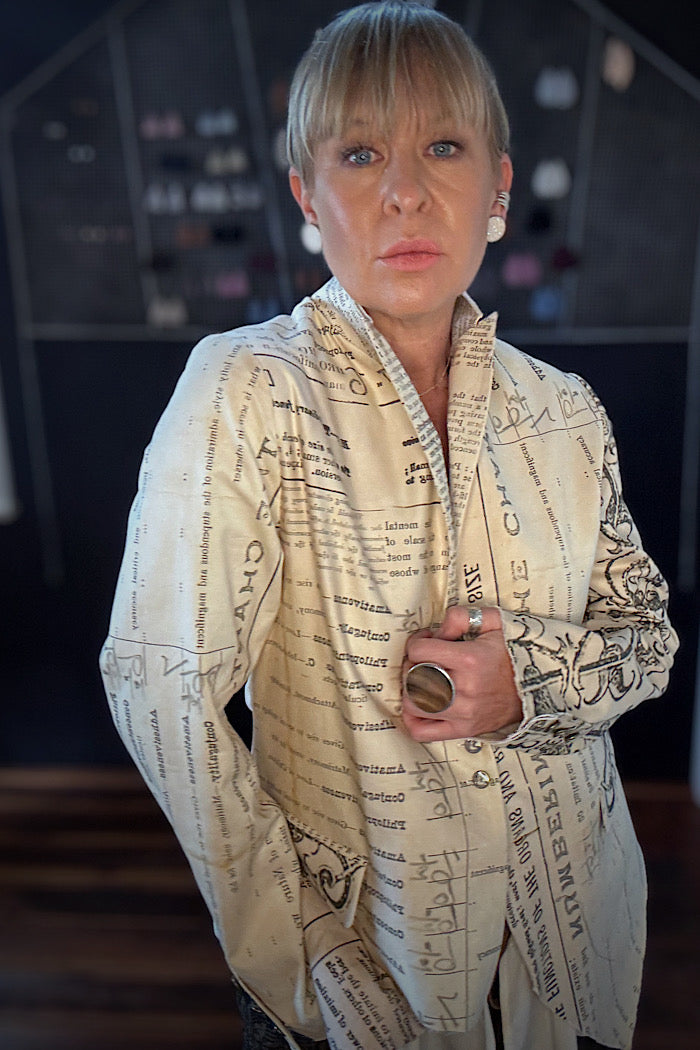 CIRCULAR BY MAUD DAINTY SPLICE JACKET - PHRENOLOGY