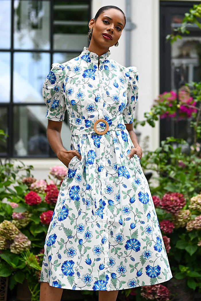 LUCELLA DRESS - IRIS