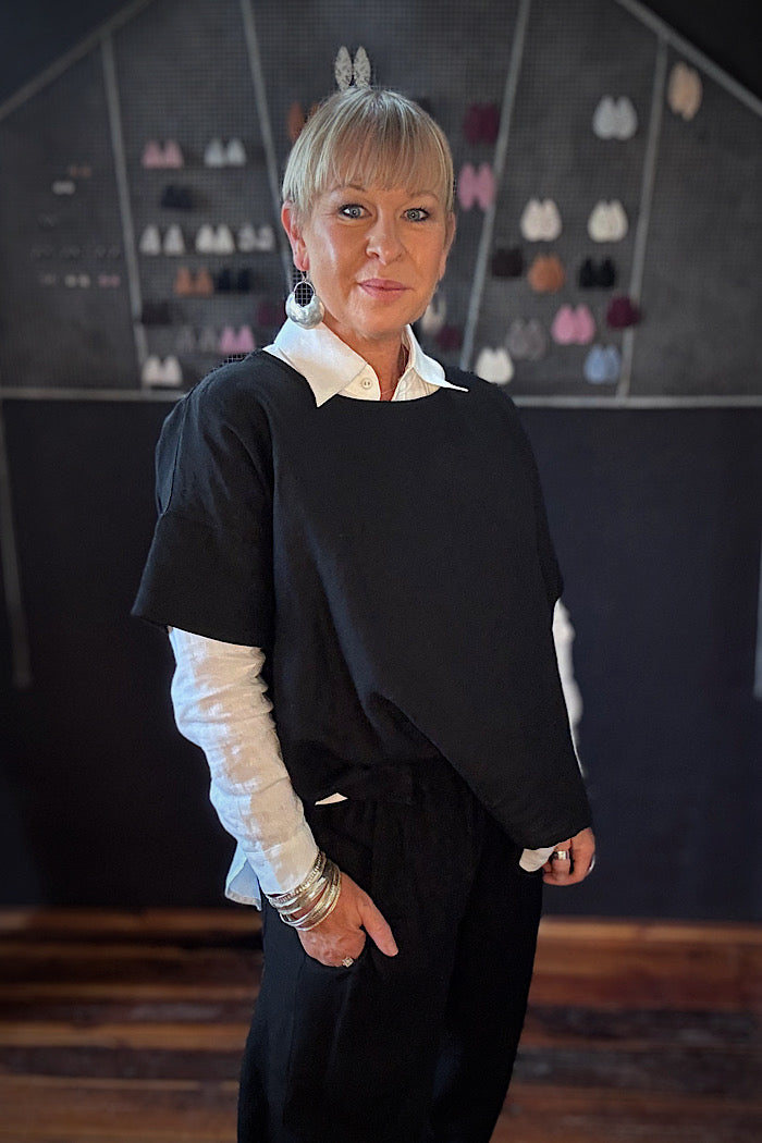 RILEY TOP - BLACK