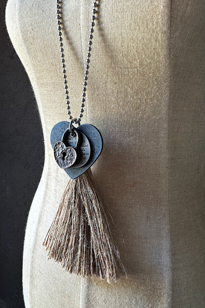MICKELLOO TASSEL & CHARM NECKLACE - WHAT LIES WITHIN US