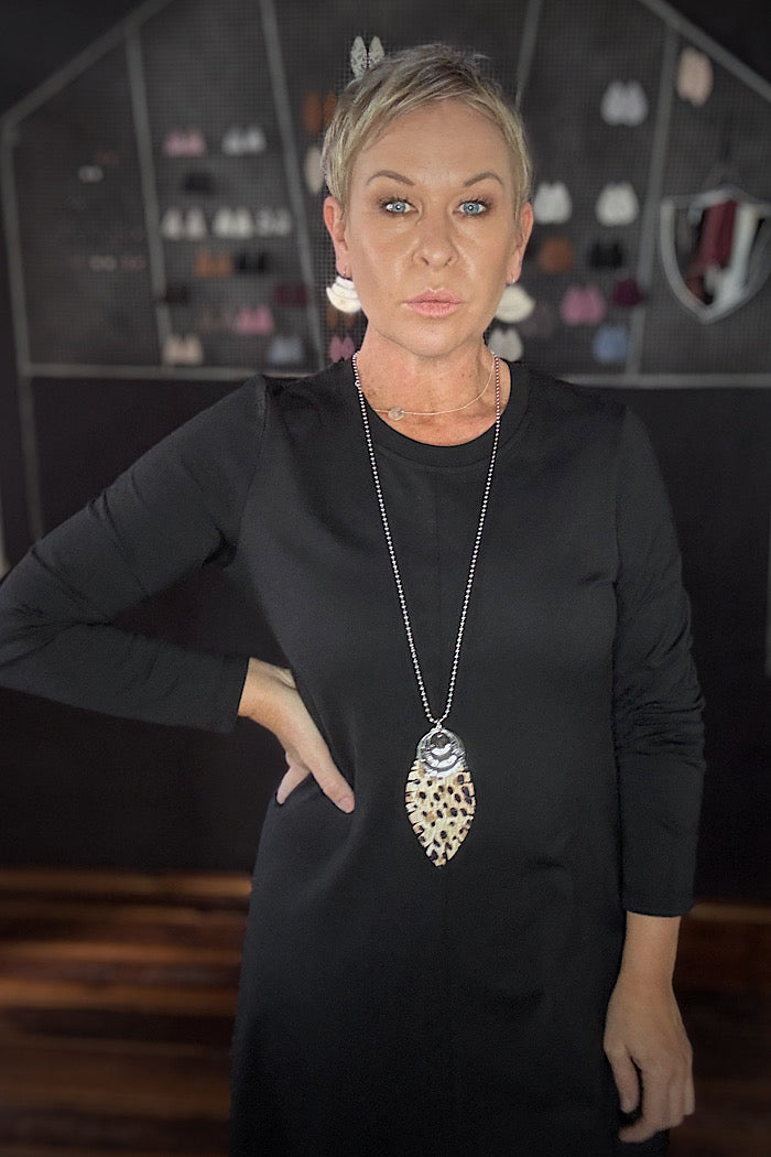 CORONET PEAK DRESS - BLACK