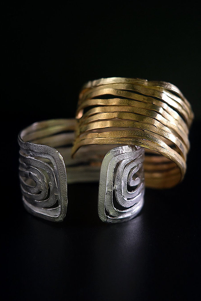 SILVER LAMARI CUFF