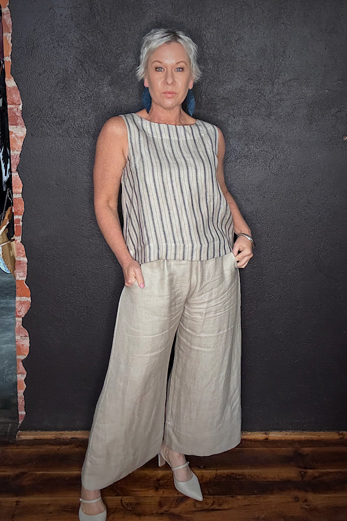 EVA’S SUNDAY OLIVER PANTS - STONE