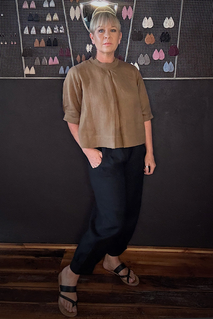 LORETTA TOP - CINNAMON