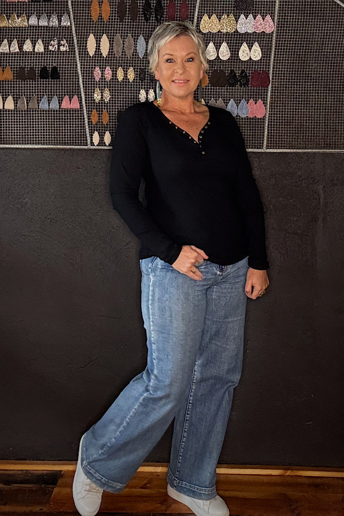 NEVADA TOP - KOHL BLACK