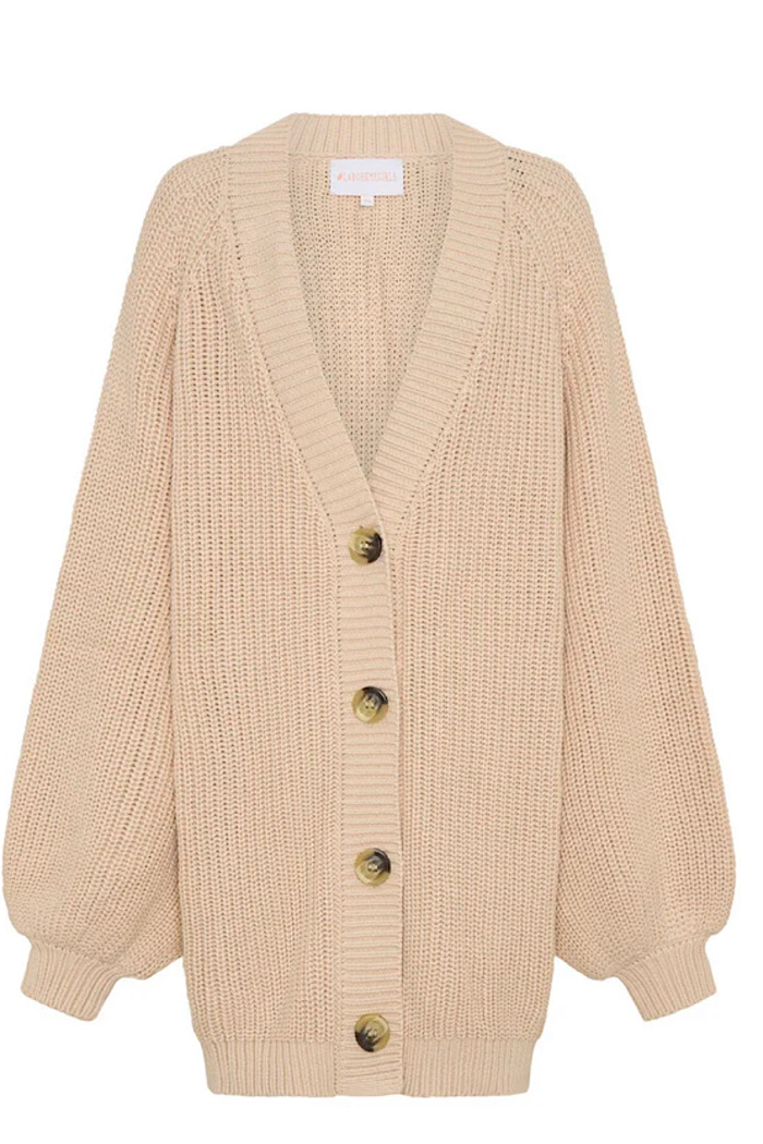 LA BOHEME GIRLS ELSIE CARDI - STONE