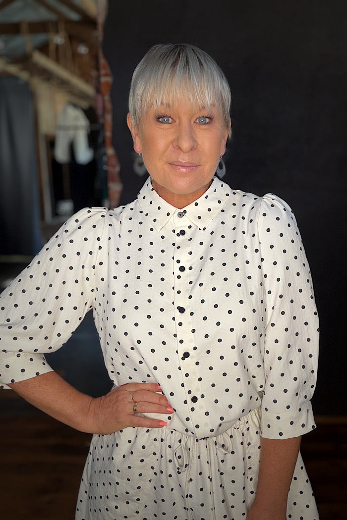 LOLLY’S LAUNDRY BONO SHIRT - DOT PRINT