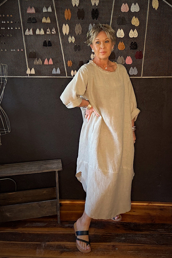 MALLE DRESS - NATURAL