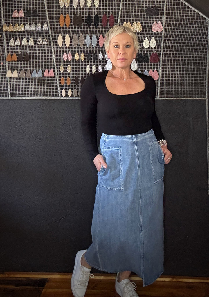 JEAN & TONIC SKIRT - VINTAGE WASH