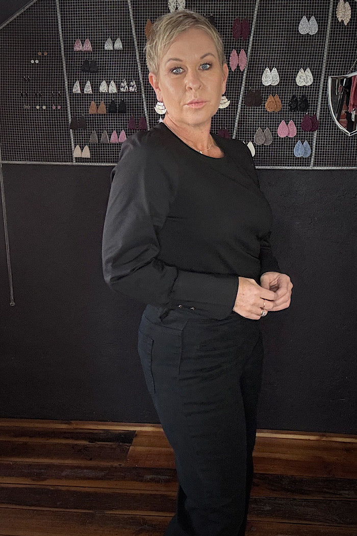 KIREINA FREYA JEAN - BLACK