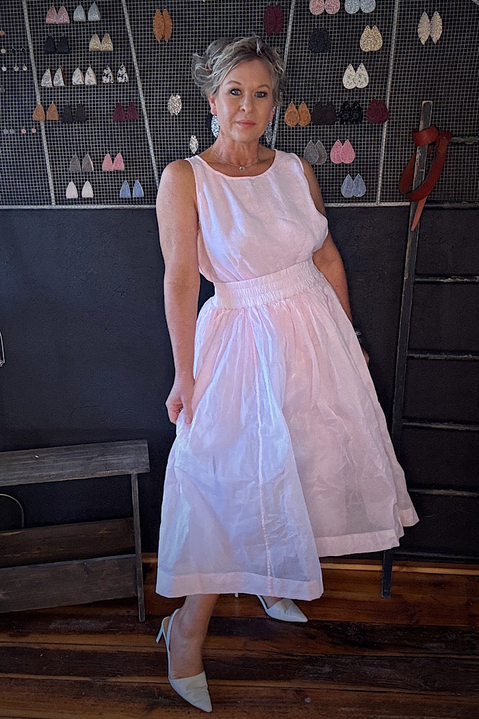 NYX LONG TUTU SKIRT - COTTON ORGANDY - PINK